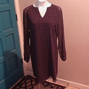 Draped Knee Length Dress